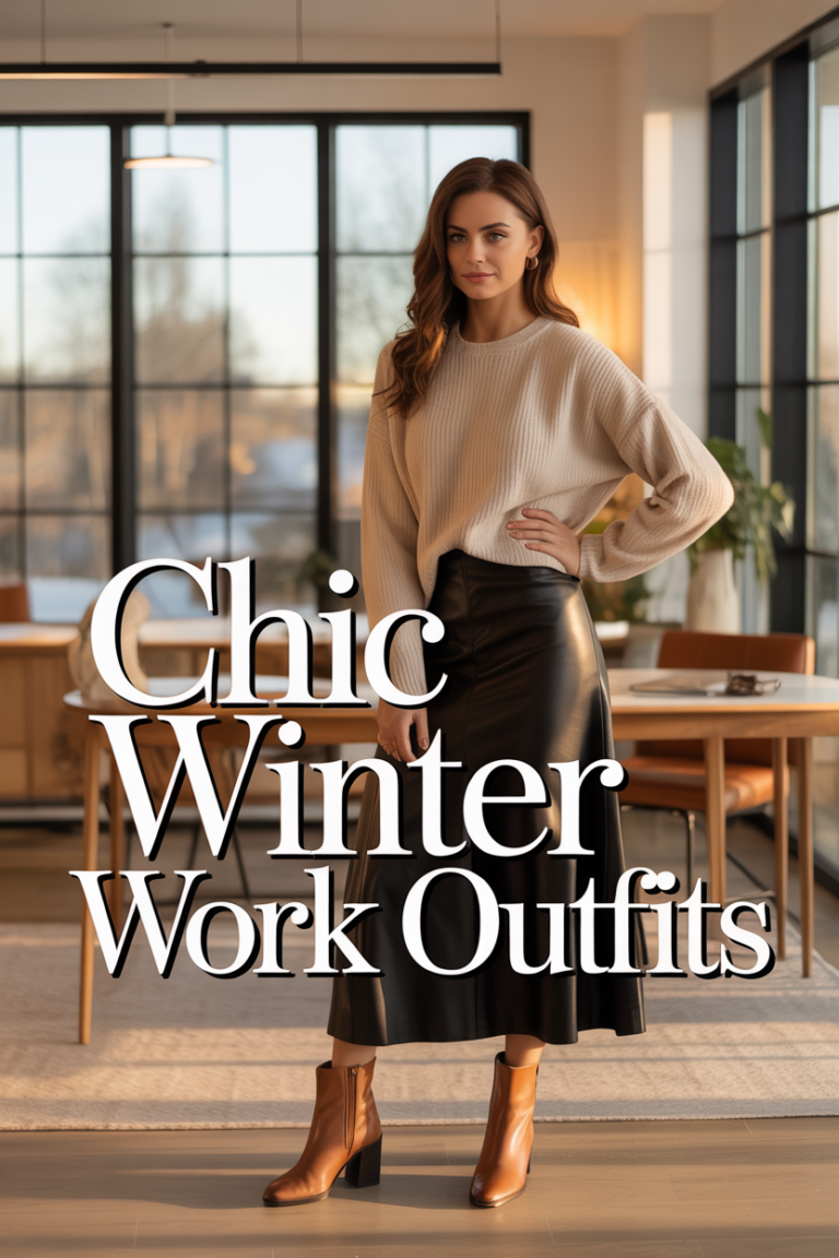 Winter Work Outfits