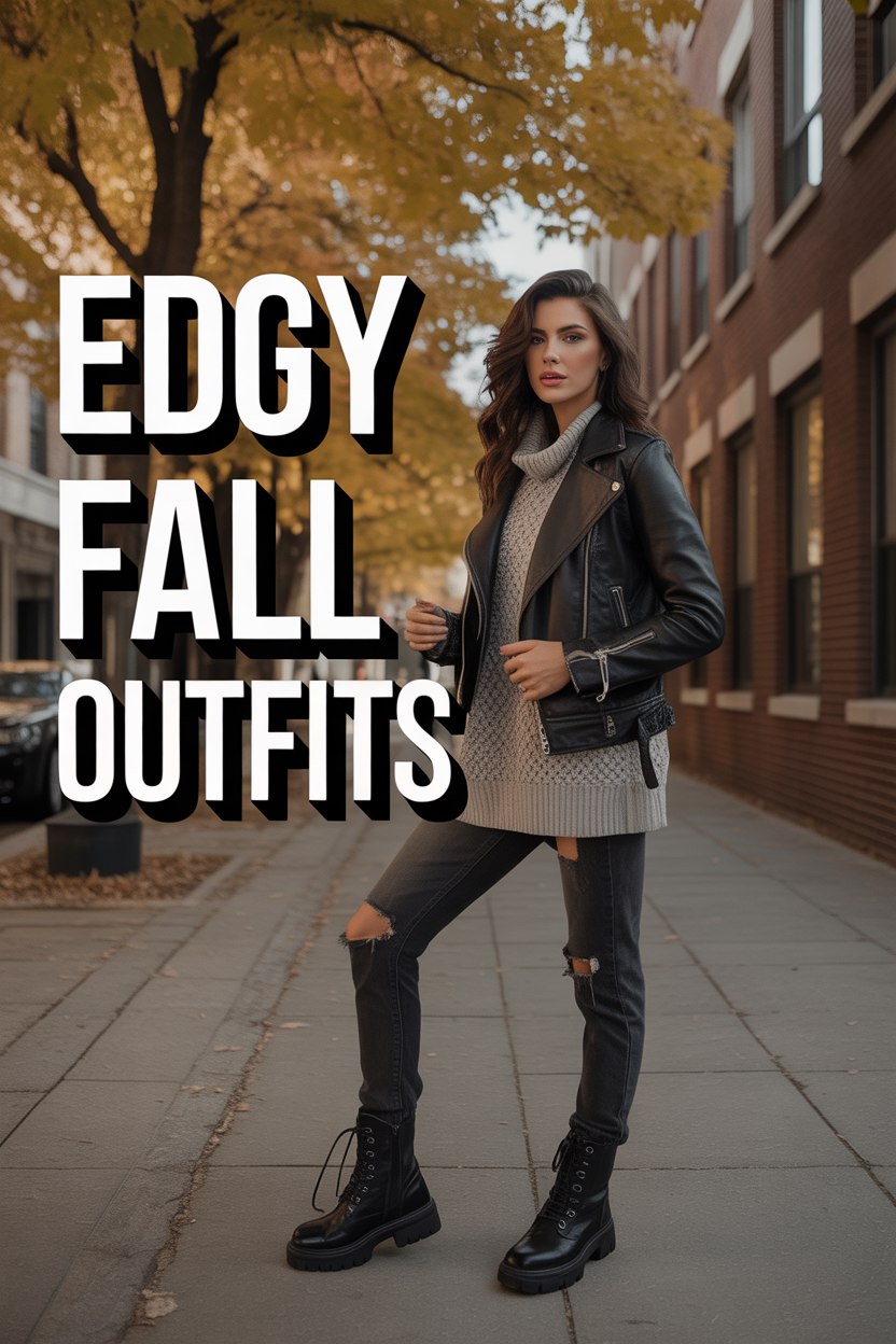 Edgy Fall Outfits