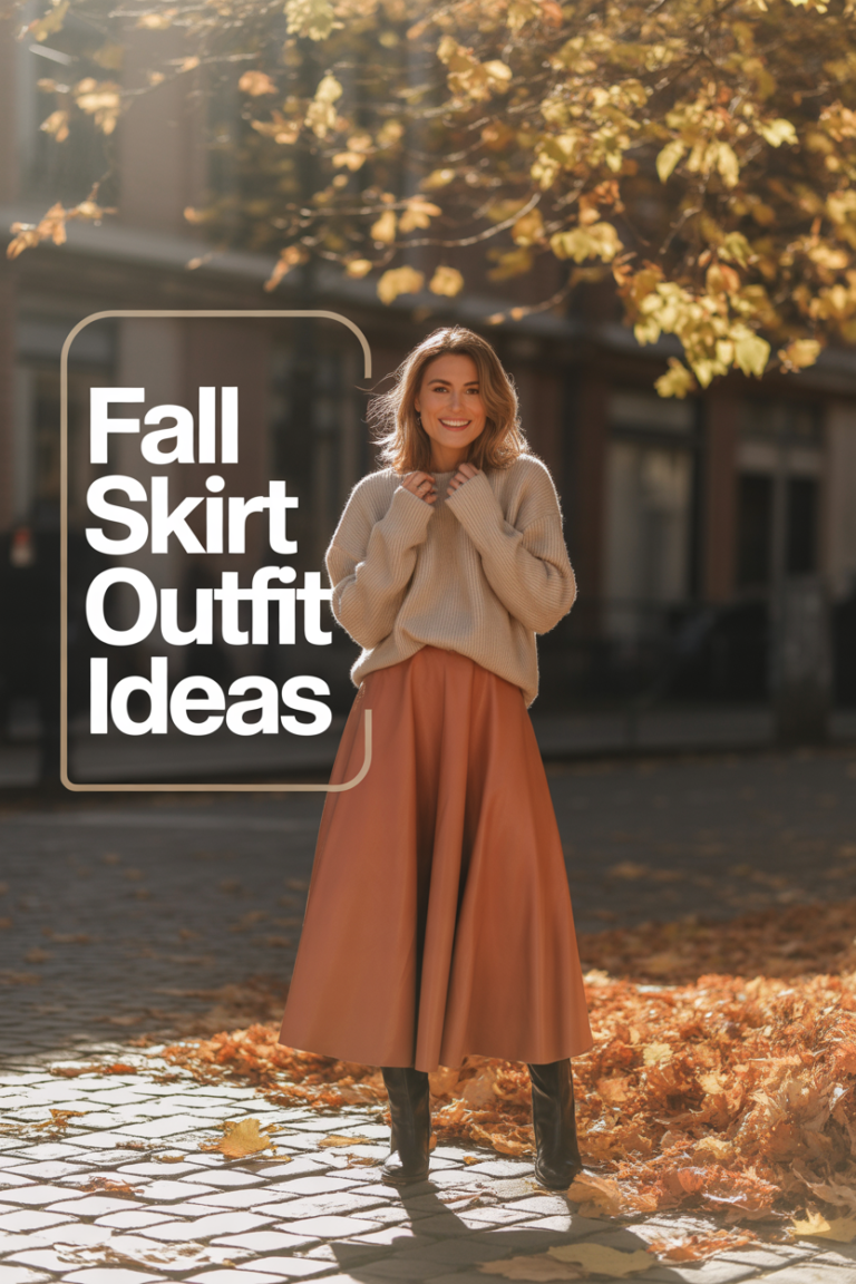 Fall Skirt Outfit Ideas