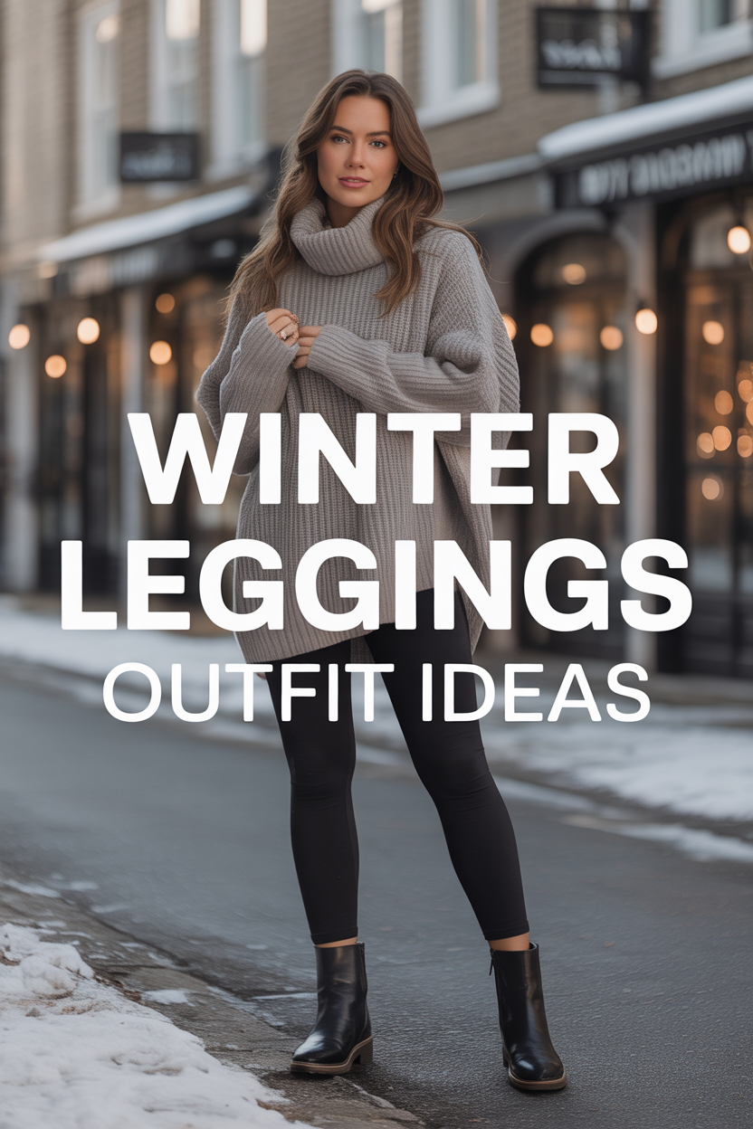 Winter Leggings Outfit Ideas