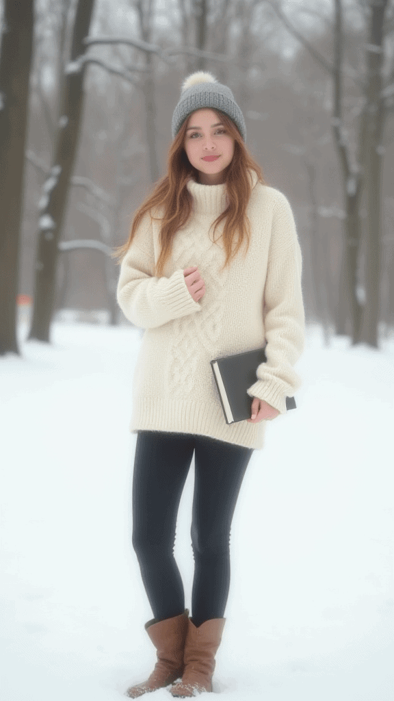 Oversized Sweater and Leggings