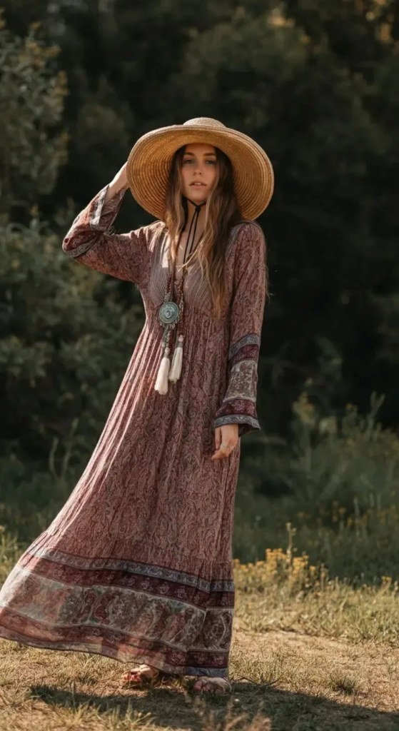 3. Boho Maxi Dress