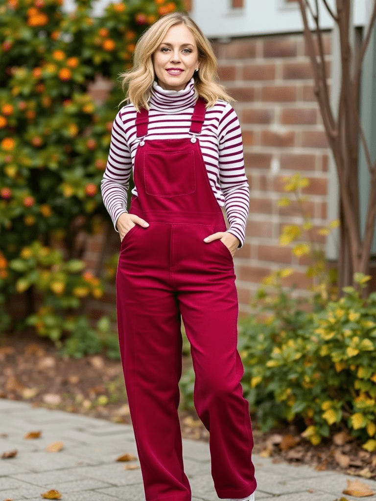 Corduroy Overalls Ensemble