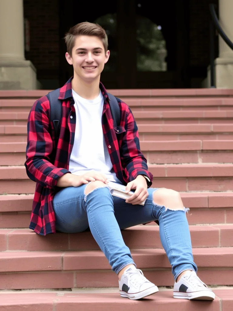 Layered Flannel Look