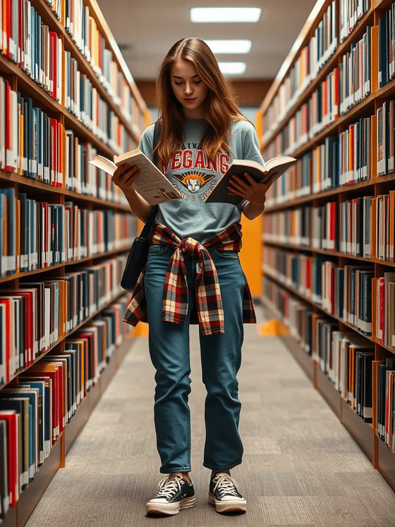 Vintage Band Tee and Mom Jeans