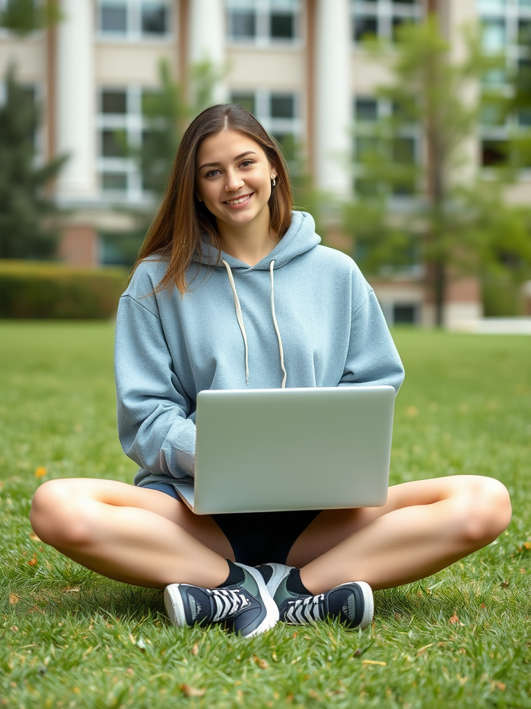 Hoodie and Bike Shorts