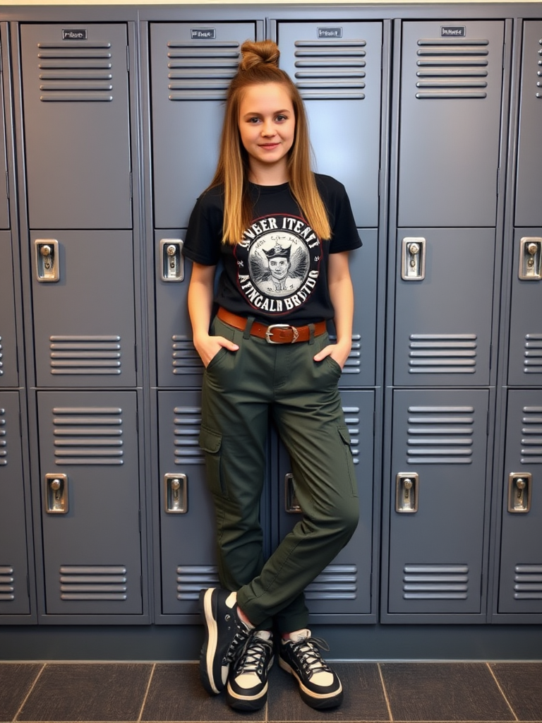 Graphic Tee and Cargo Pants