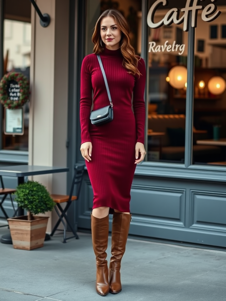 Midi Sweater Dress