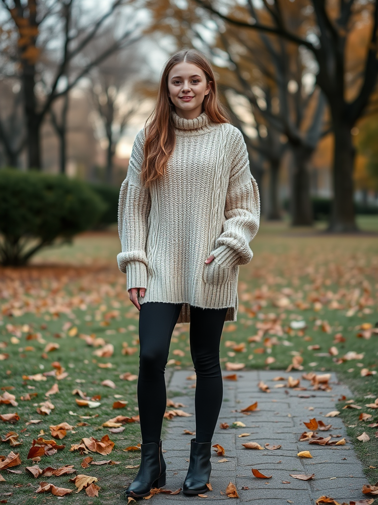 Oversized Sweater and Leggings