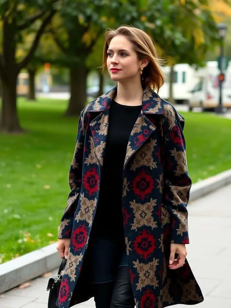 Statement Coat and Simple Base