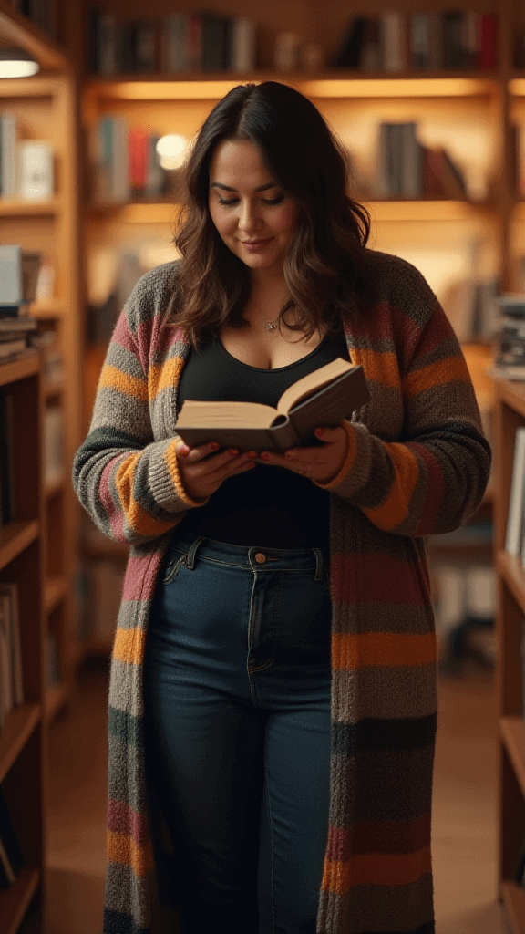 Colorful Cardigan Chic