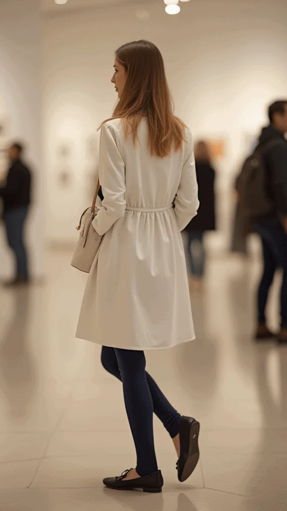 Belted Tunic and Ballet Flats