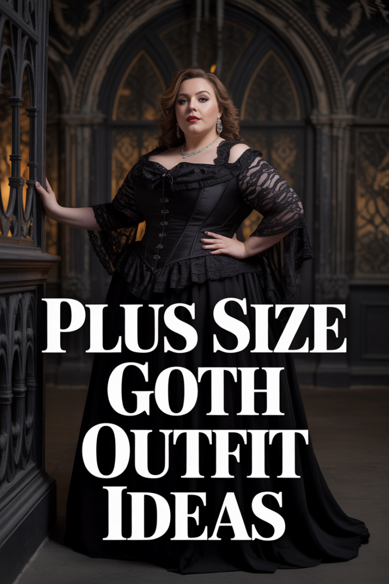 Plus Size Goth Outfit Ideas