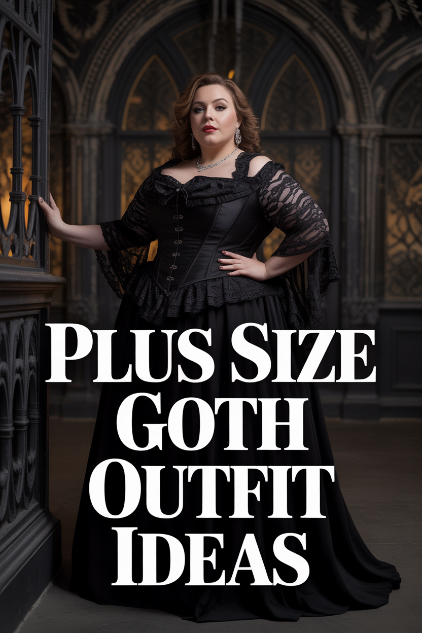 Plus Size Goth Outfit Ideas