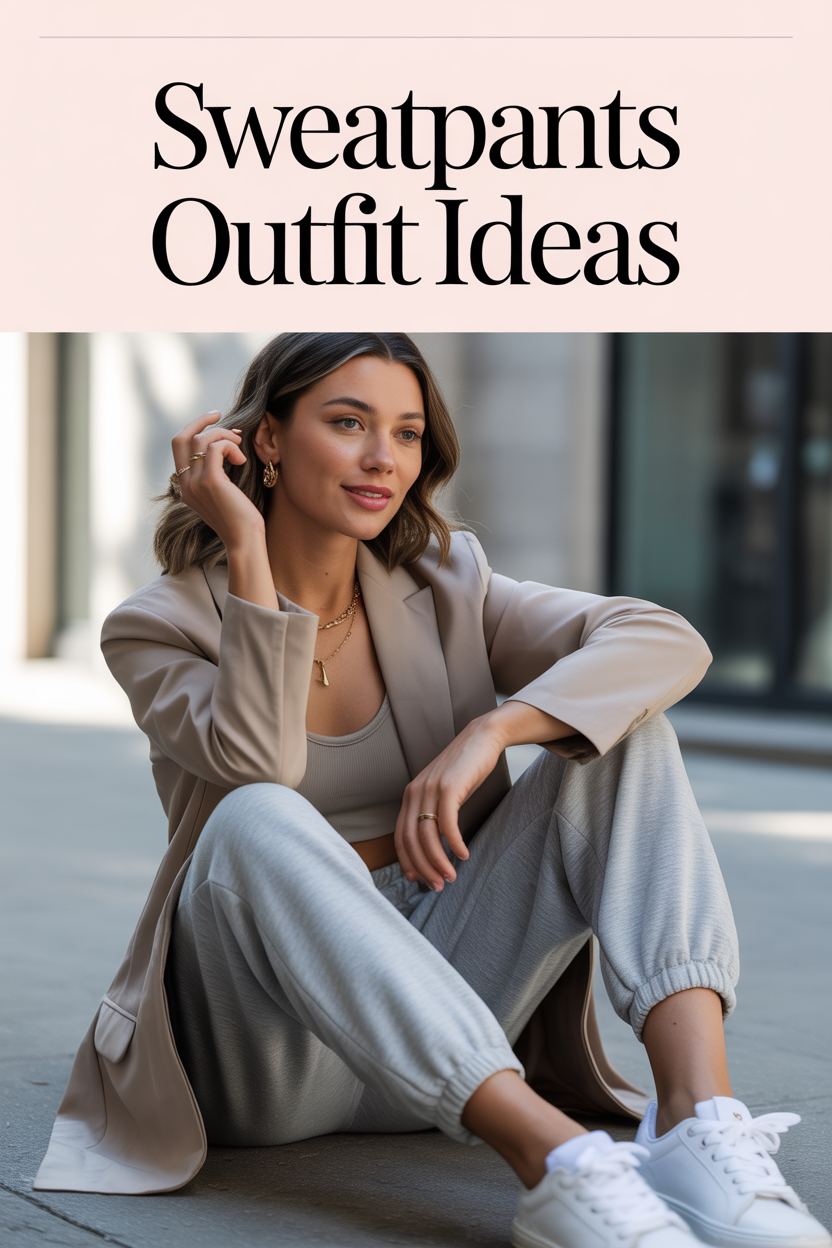 Sweatpants Outfit Ideas