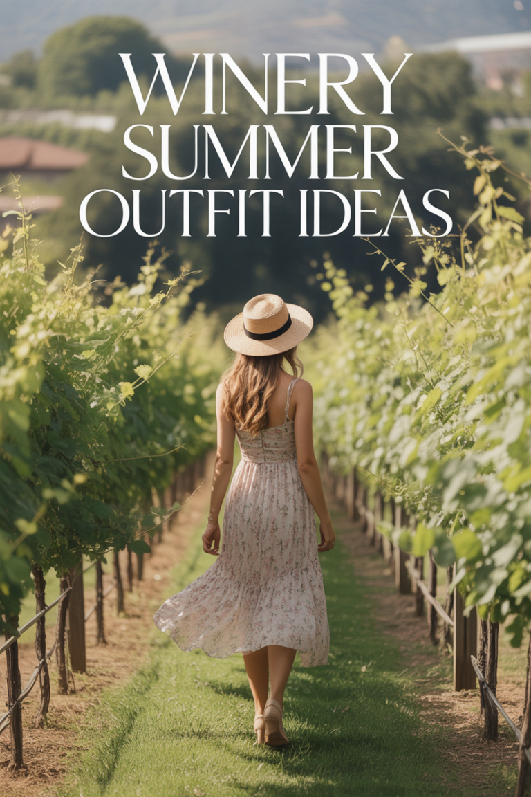 Winery Summer Outfit Ideas
