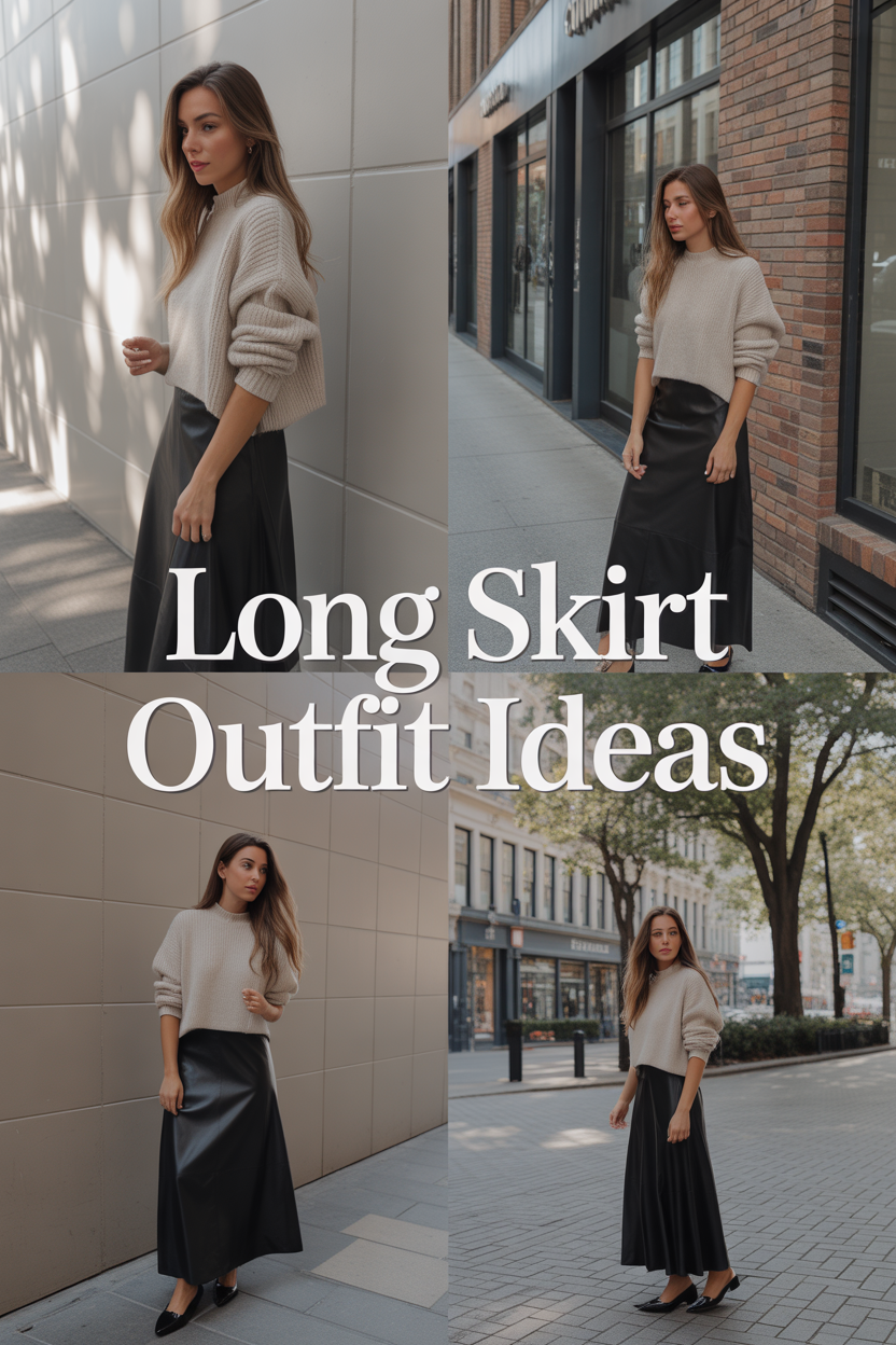 Long Skirt Outfit Ideas