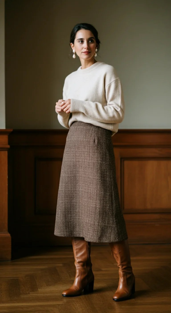 Tweed and Cashmere Combination