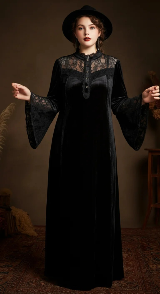 Victorian-Inspired Maxi Dress