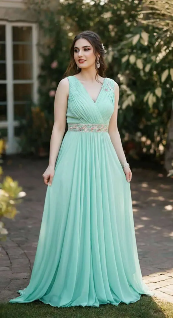 Mint Green Goddess Dress