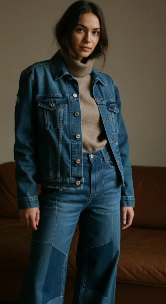 Deconstructed Denim Set