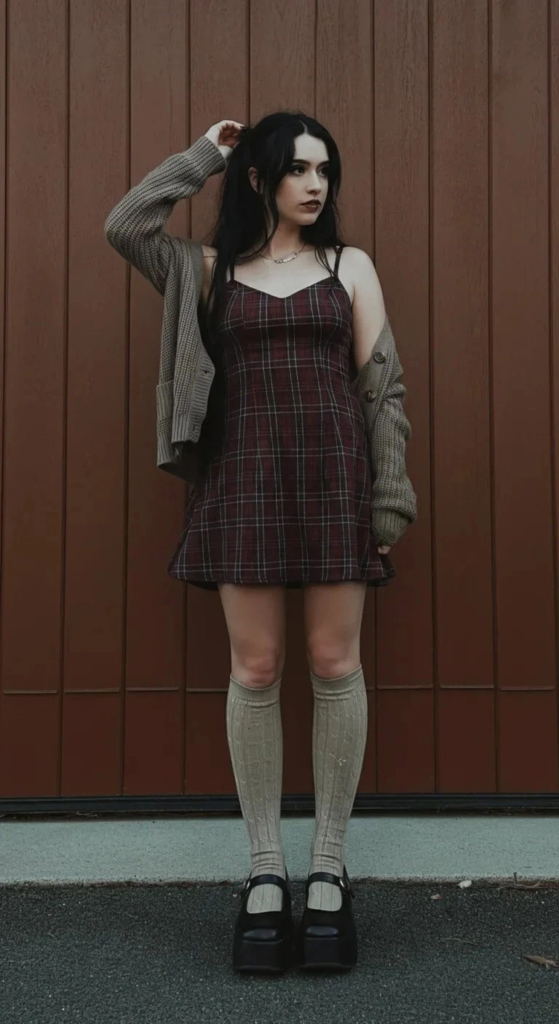 Platform Mary Janes and Socks