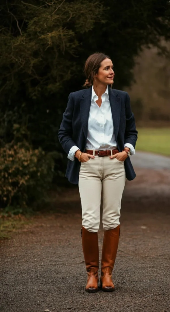 Equestrian-Inspired Ensemble