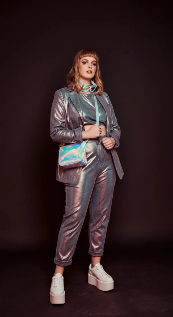 Cyberpunk Metallic Coordinate Set