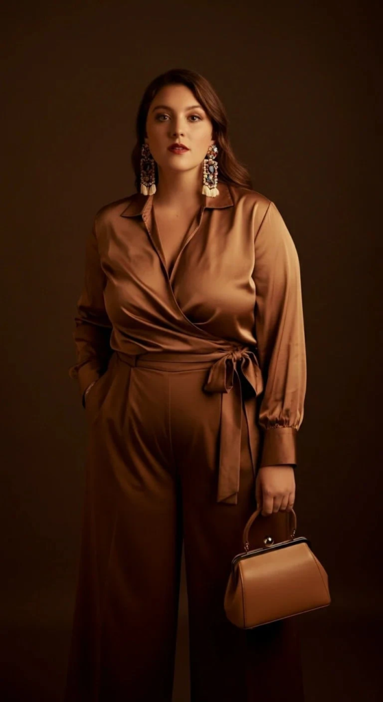 Wrap Top and Wide-Leg Culottes