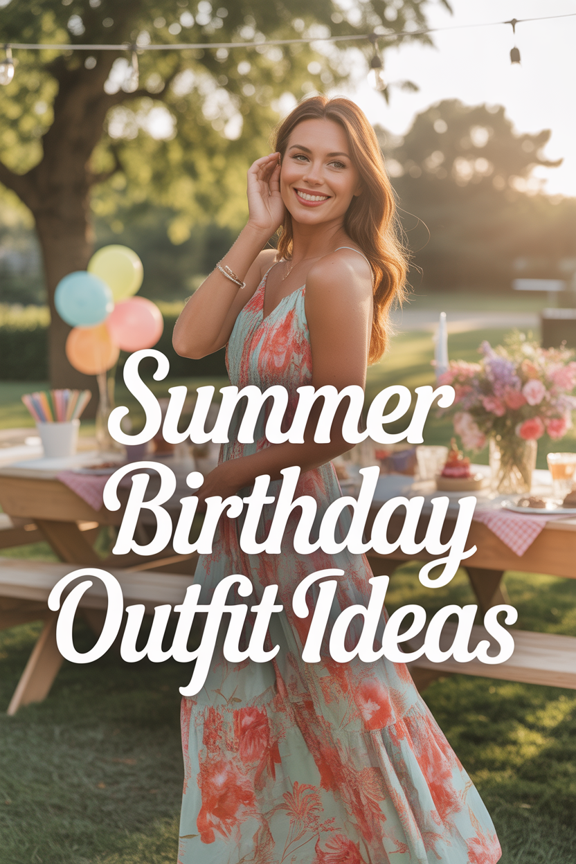 Summer Birthday Outfit Ideas