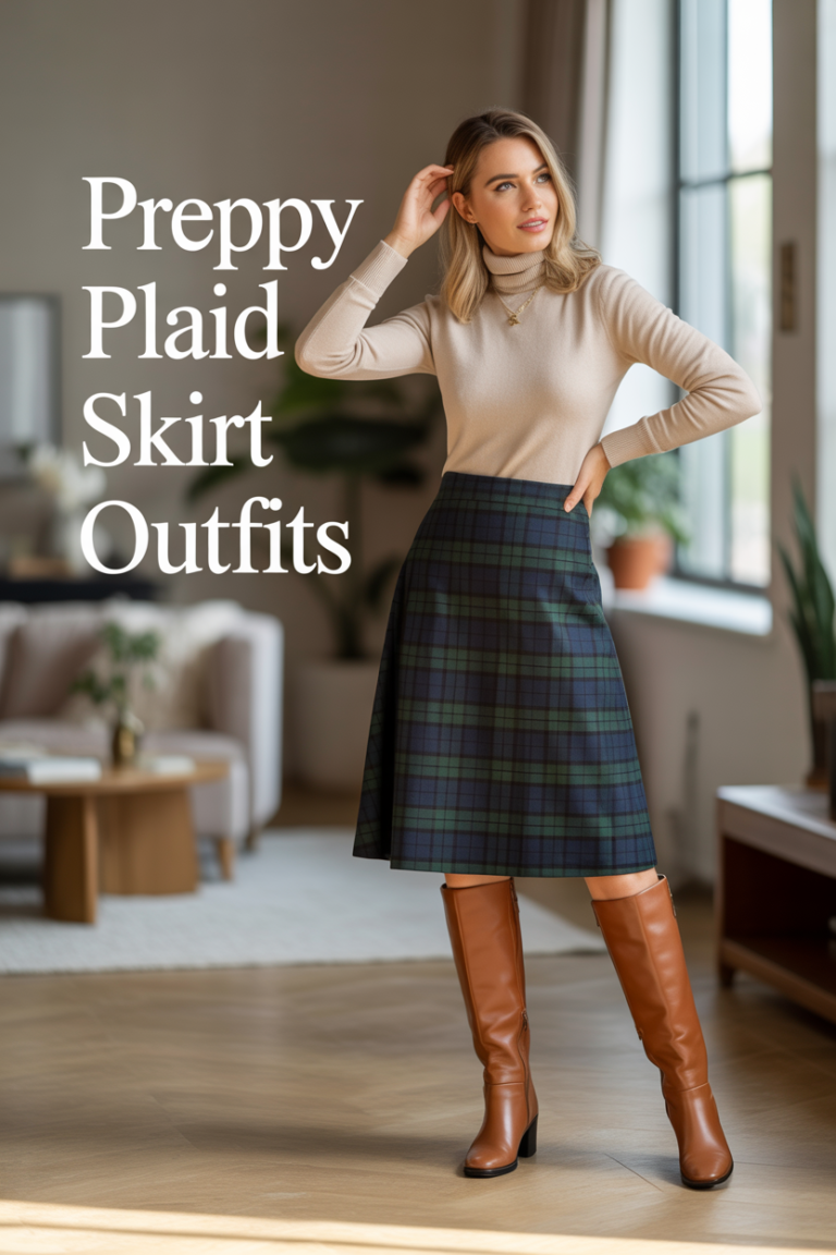 Plaid Skirt Outfit Ideas