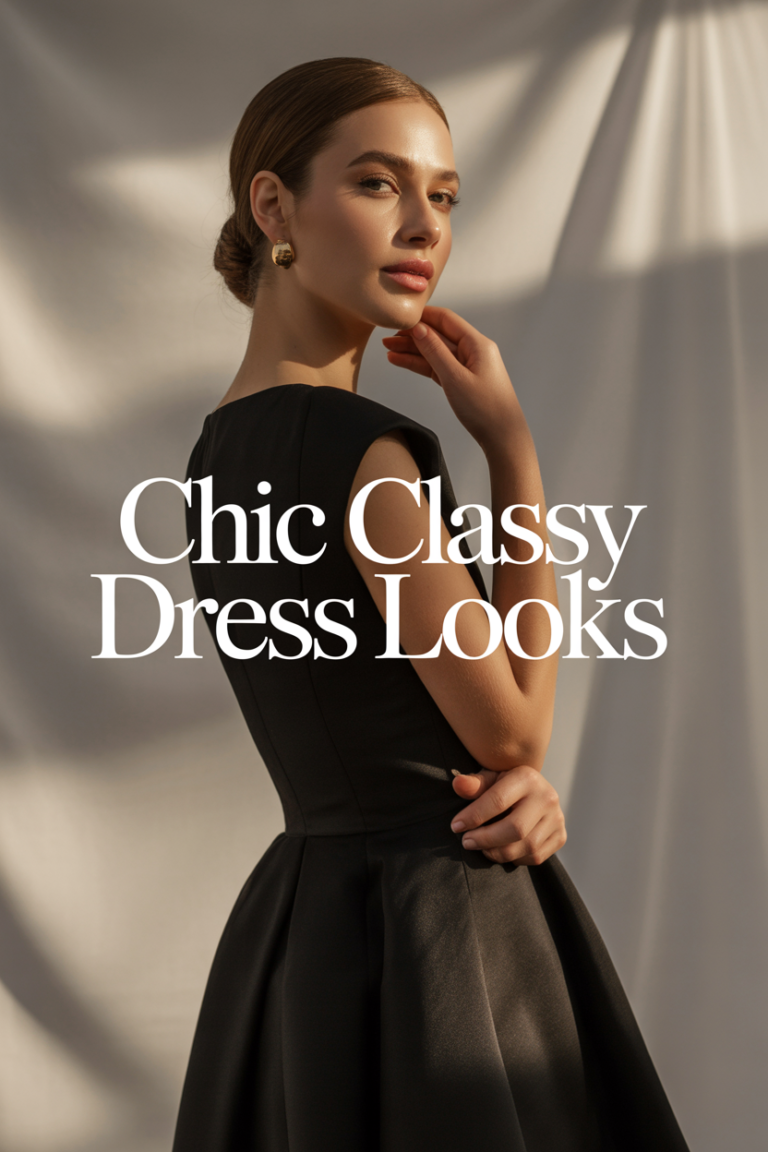 Chic Classy Dress Look