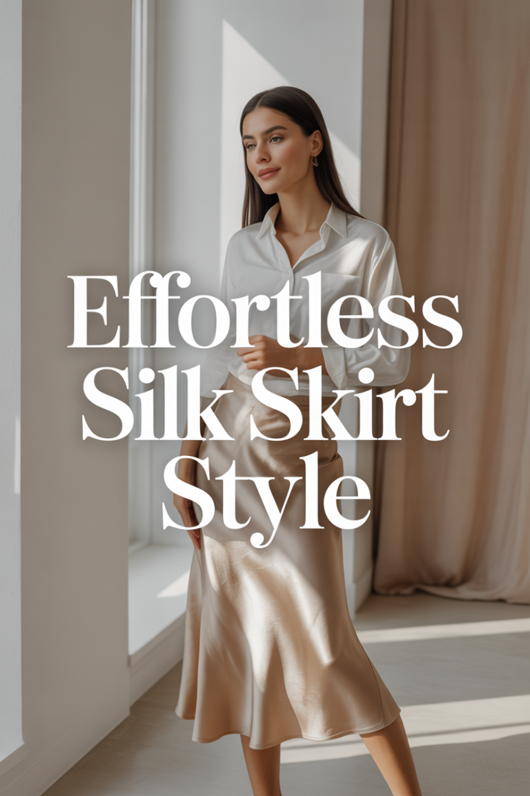 Silk Skirt Outfits