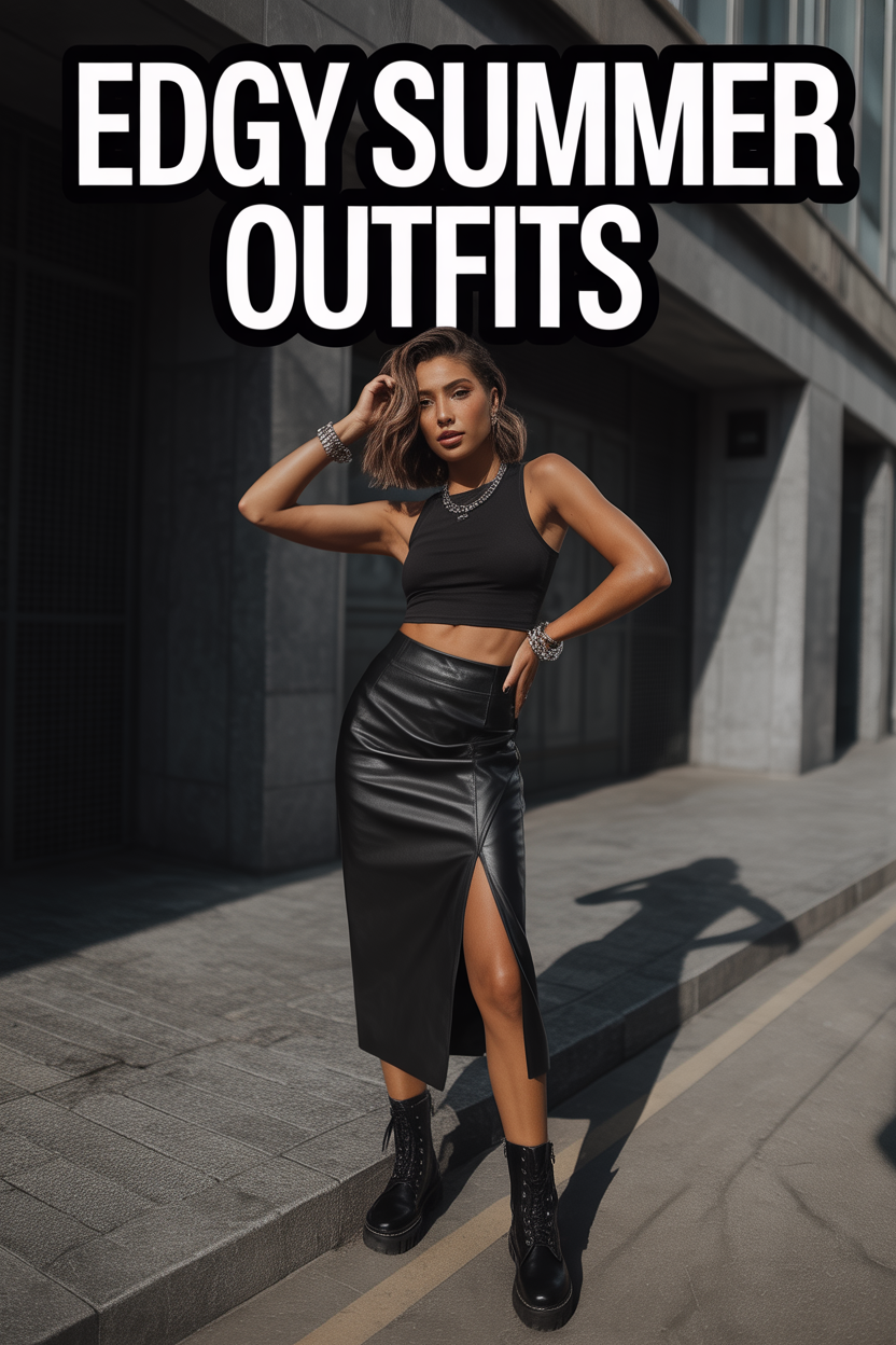 Edgy Summer Outfits