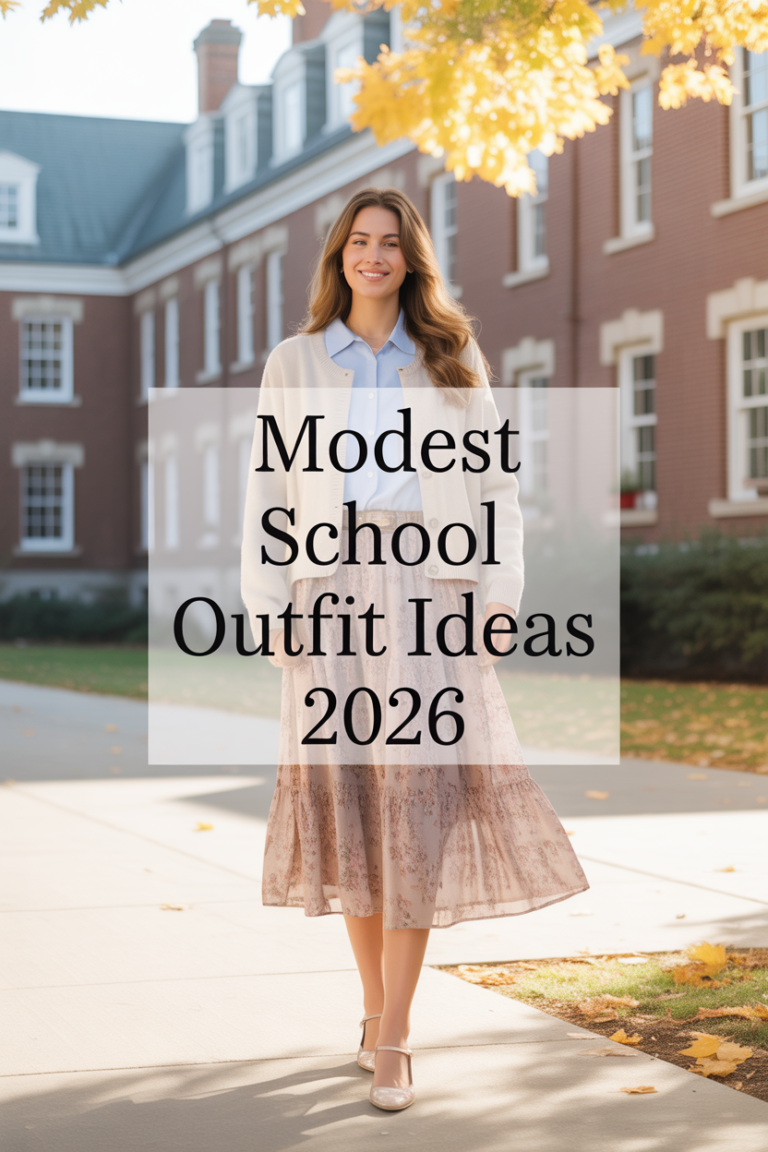 Modest School Outfit Ideas