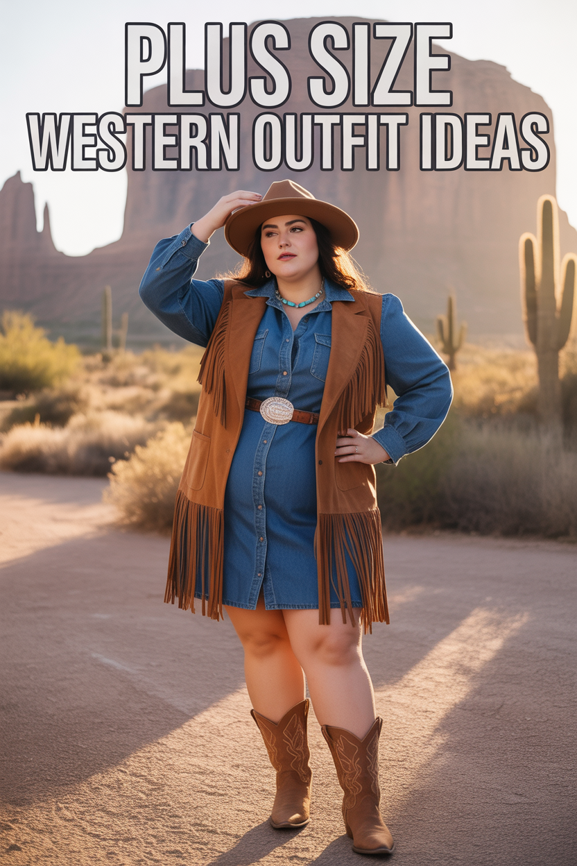 Plus Size Western Outfit Ideas