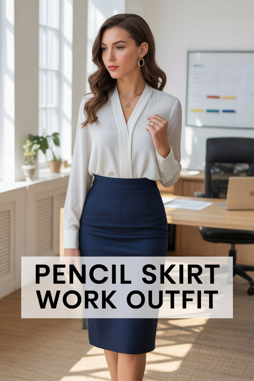 Pencil Skirt Outfit Ideas