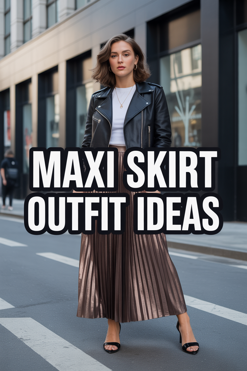 Maxi Skirt Outfit Ideas