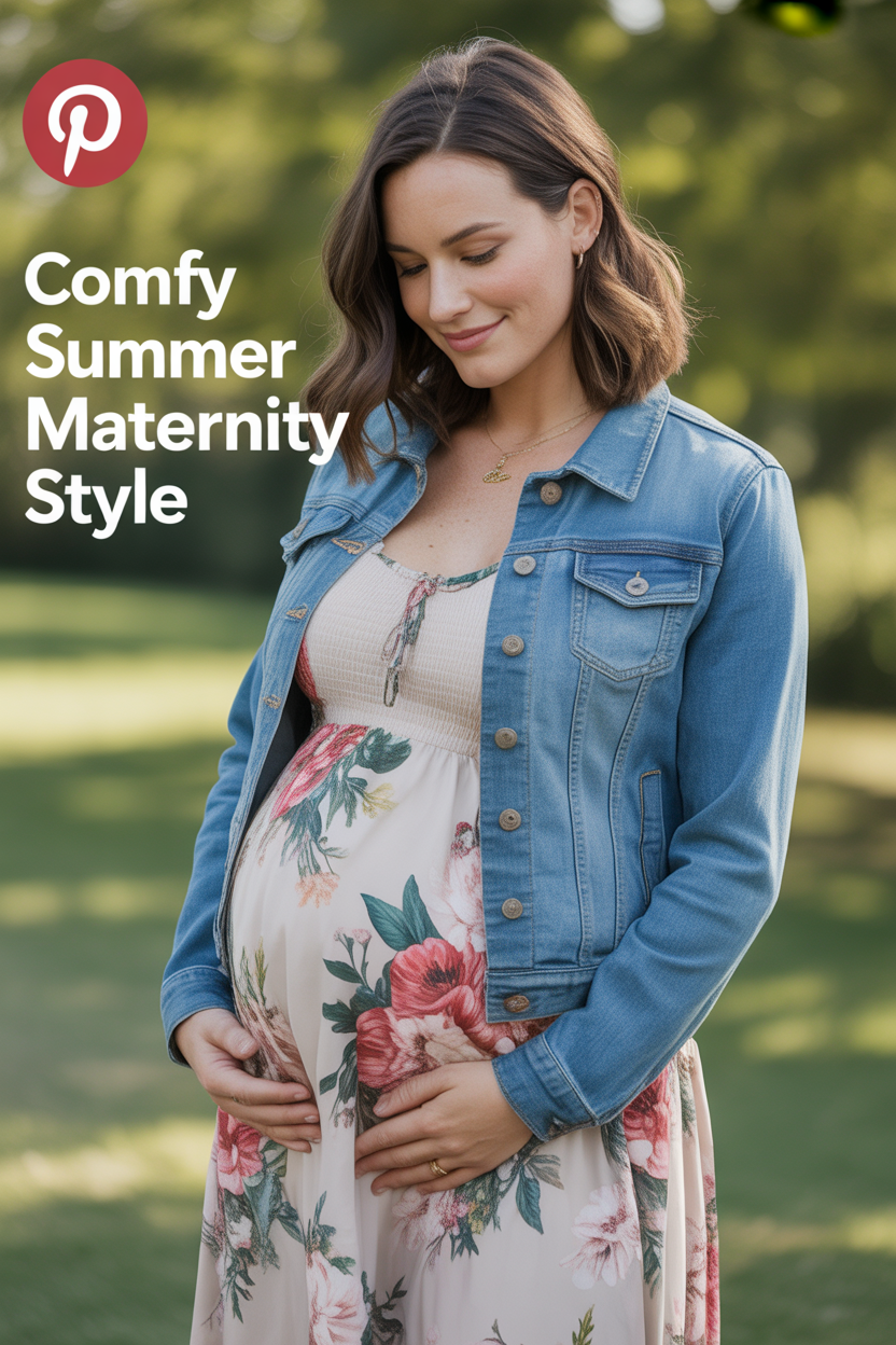 Comfy Summer Maternity Style