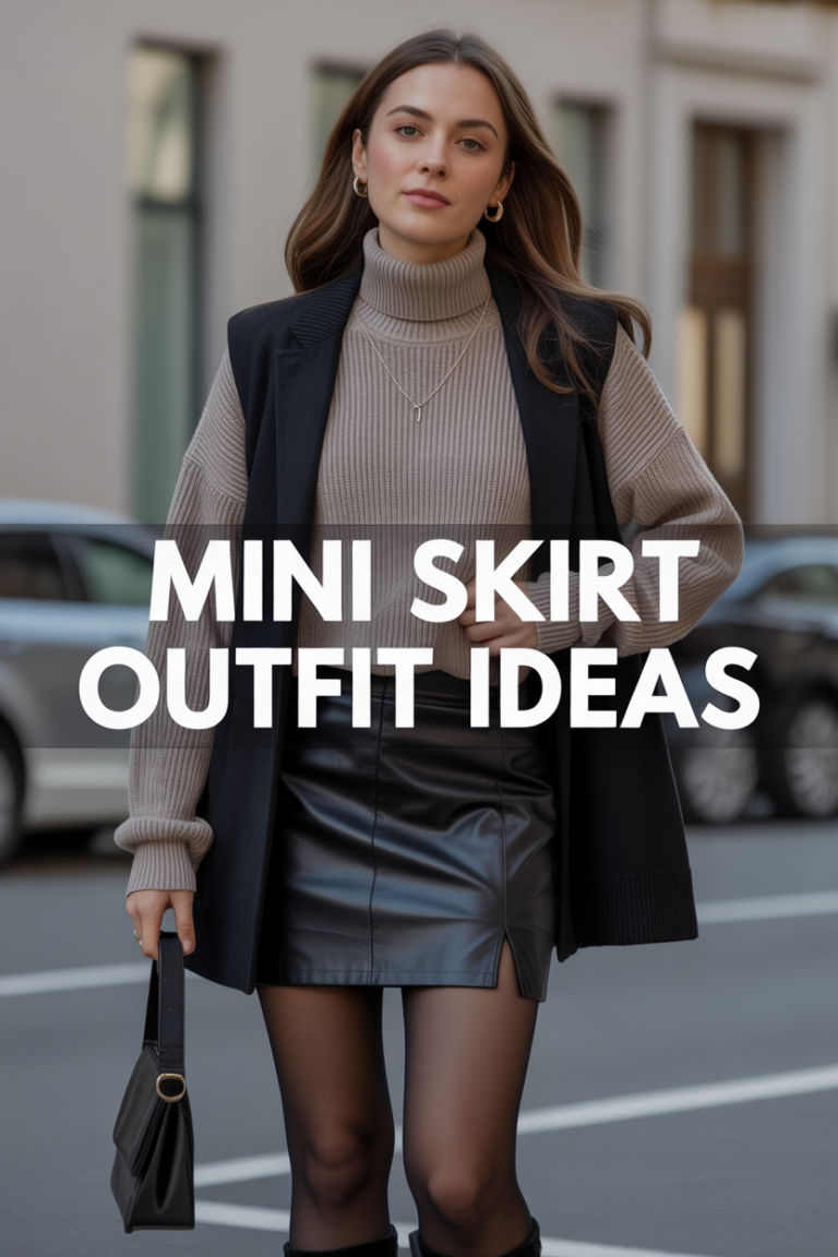Mini Skirt Outfit Ideas