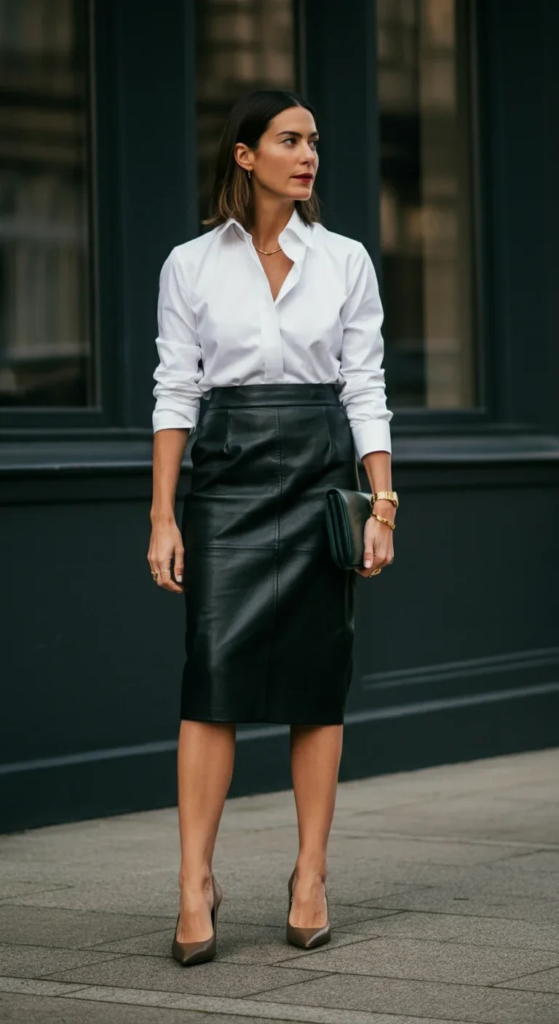 Classic White Button-Down Combo