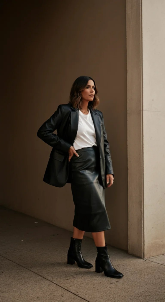 Leather-on-Leather Monochrome