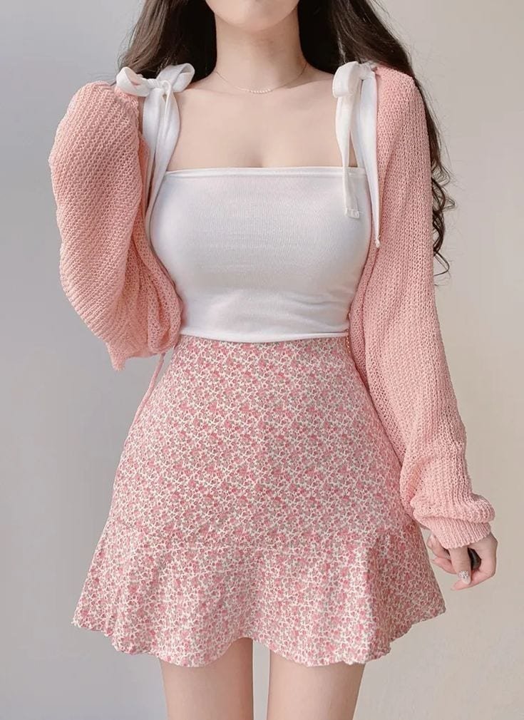 Pretty in Pink Floral Ensemble