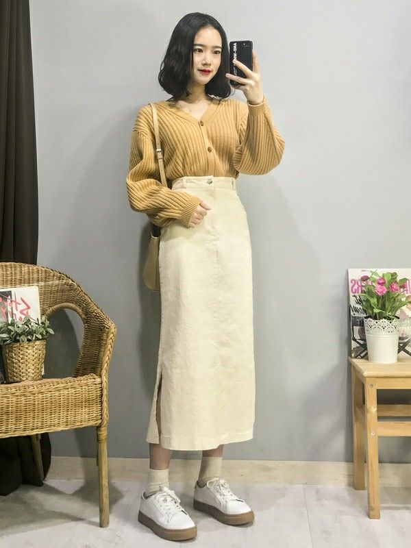 Cozy Chic in Mustard and Cream