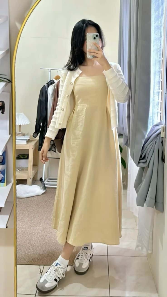 Sunny Maxi Dress with Cardigan