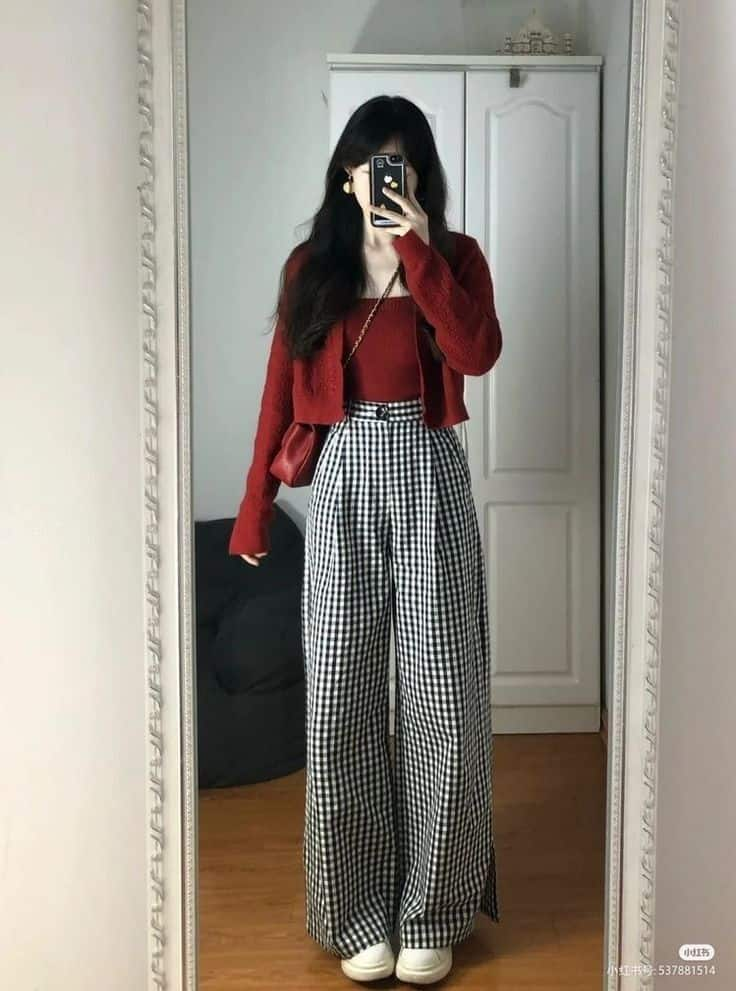 Retro Chic in Red and Gingham
