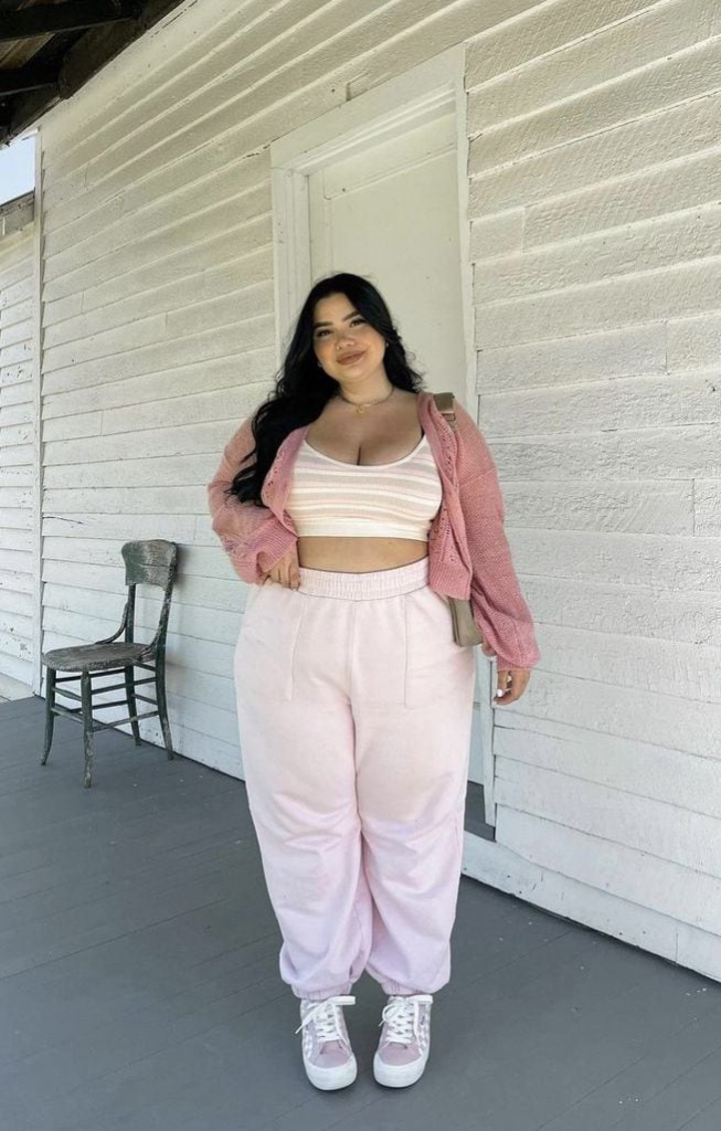 Pastel Pink Athleisure Ensemble