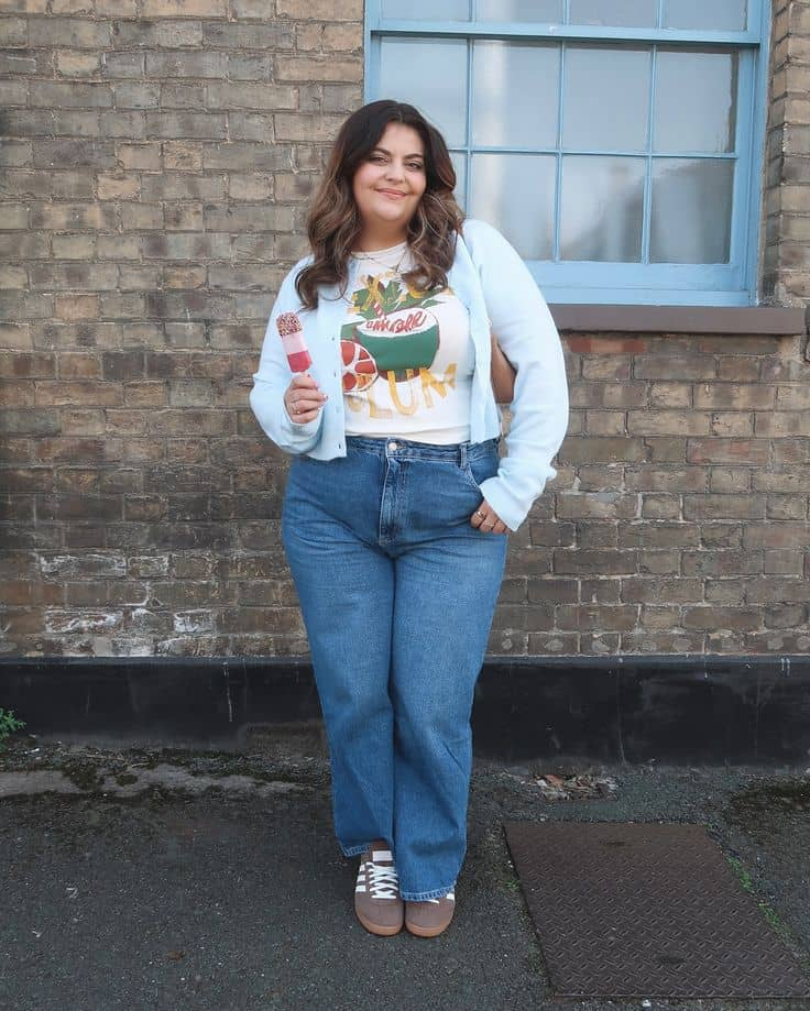 Casual Cool with Graphic Tee