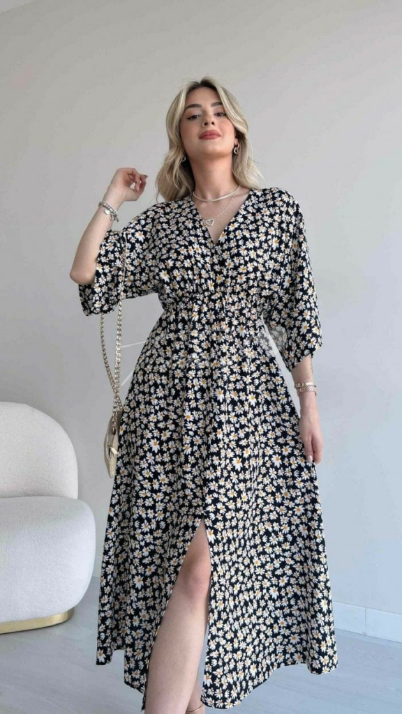 Floral Maxi Dress with Attitude