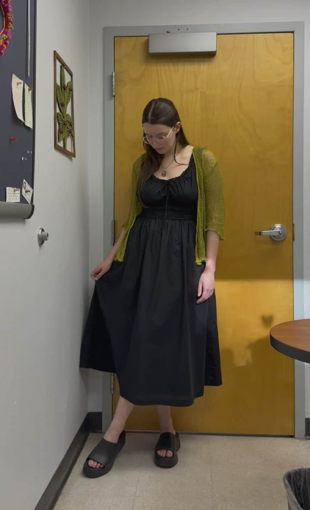 Boho Chic Midi Dress Ensemble